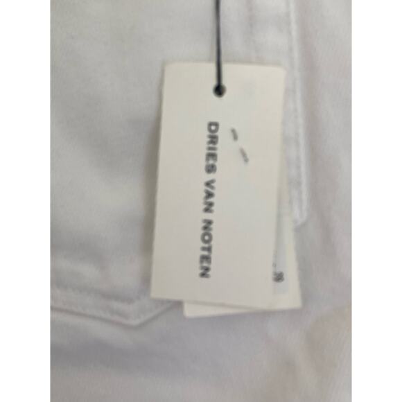 Dries Van Noten White Denim Jeans Straight Ankle Perry ~ Sz 29 NWT - Picture 5 of 6